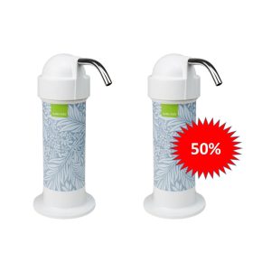 W25 CT Basic csomag 2 db csapra szerelhető aktív-szénszűrős 7 500 liter teljesítményű Basic víztisztító