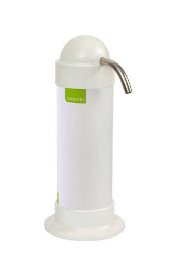 W25 CT BASIC-Fehér csapra szerelhető aktív szénszűrős víztisztító , 7 500 liter kapacitású, 1-4 fős háztartásoknak, szépséghibás